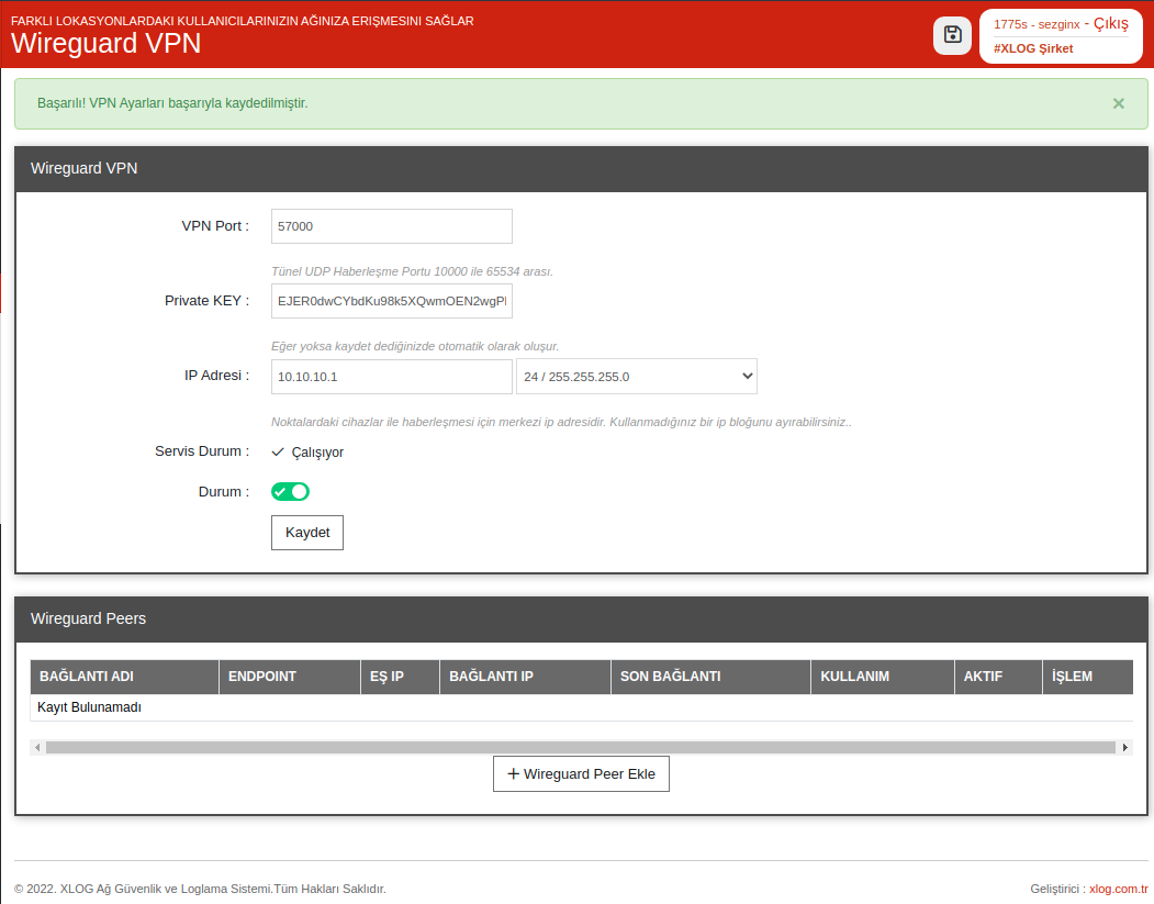 wireguard vpn oluşturma