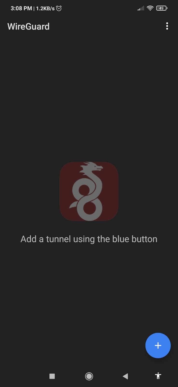 Android Wireguard vpn add