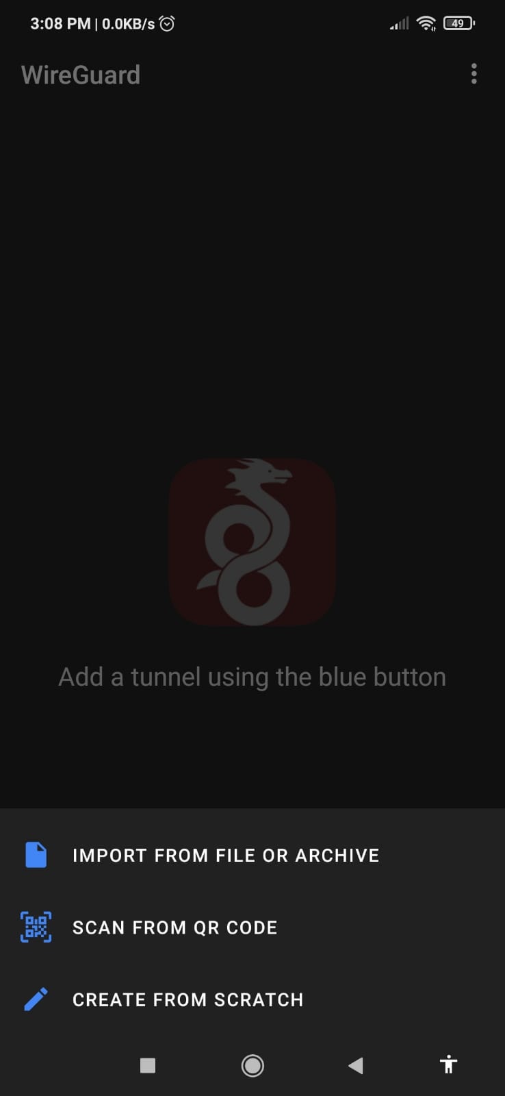 Xlog Wireguard add from scratch