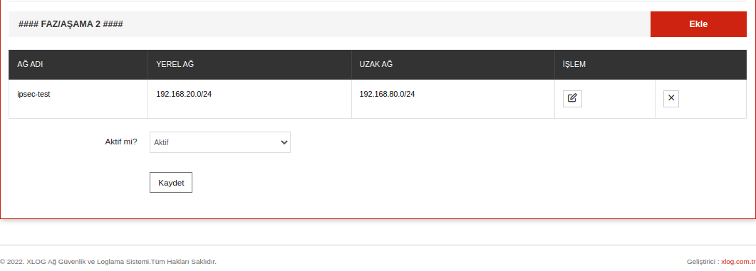 xlog ipsec vpn faz2