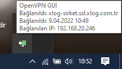 sslvpn baglantı kuruldu