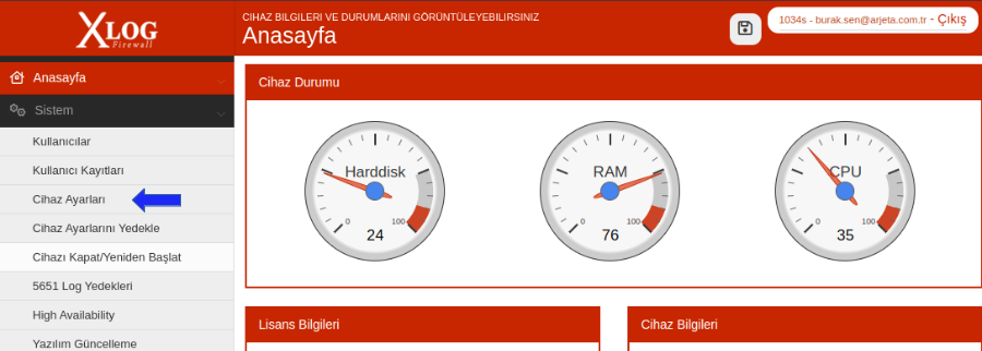 xlog ftp yedek ayarları