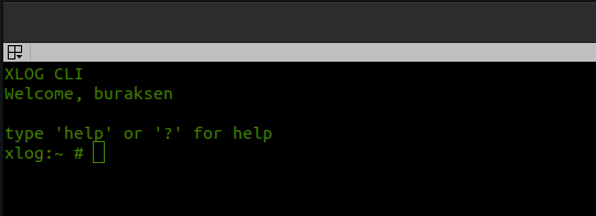 xlog cli ekranı