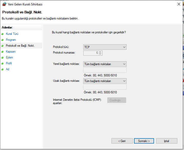 win rule add proto