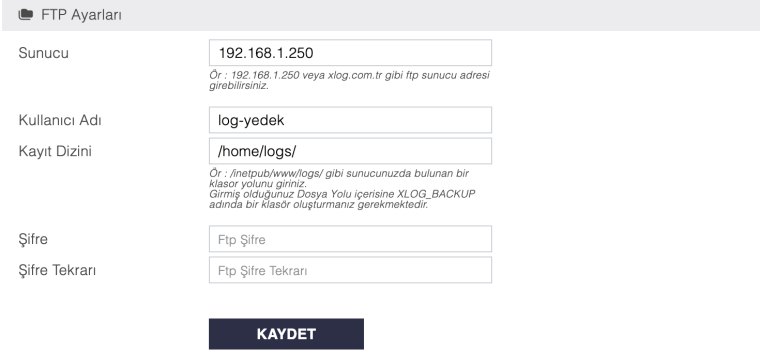 FTP Ayarları